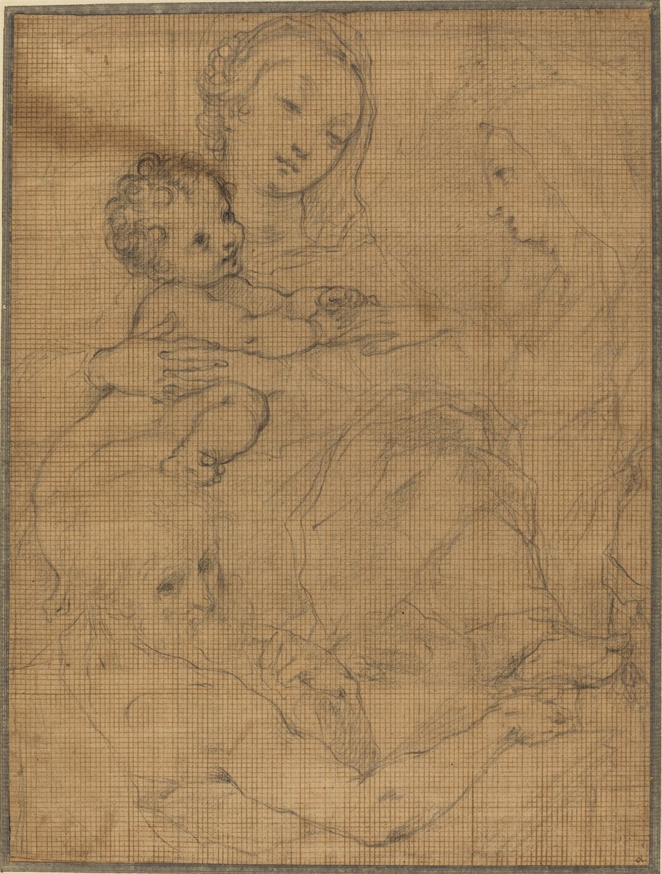 Mariage mystique de Sainte Catherine avec Saint Jérôme - Francesco Vanni