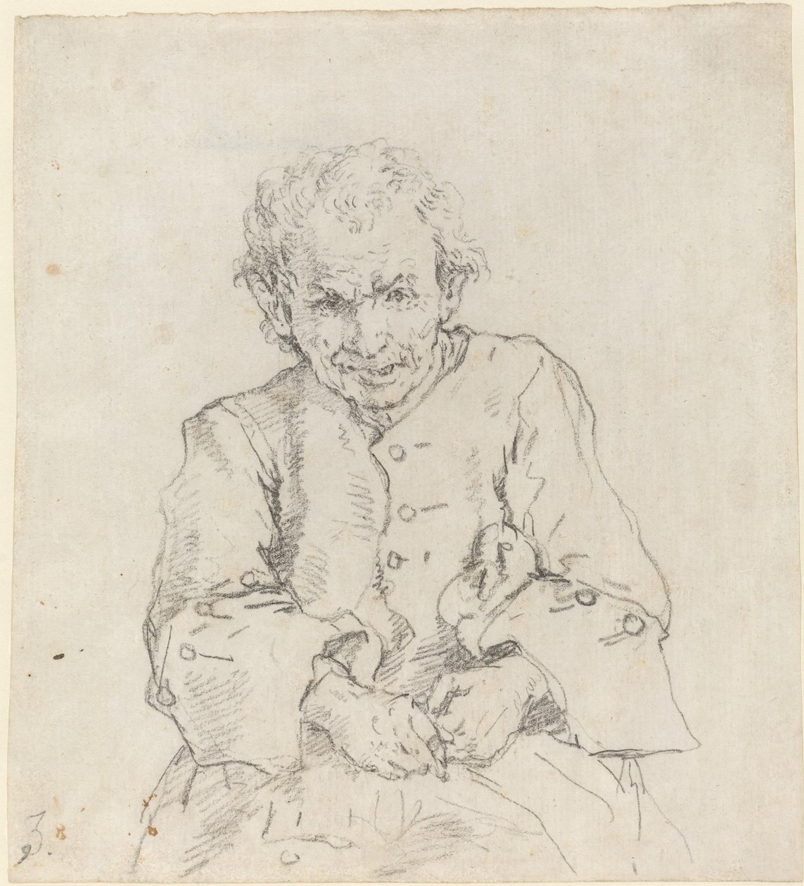 Paysanne assise - Francesco Zuccarelli