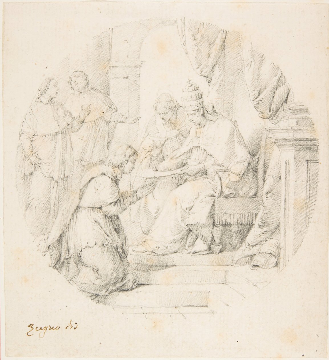 Angelo Maria Querini créé cardinal par Benoît XIII, 1709-87 - Francesco Zugno