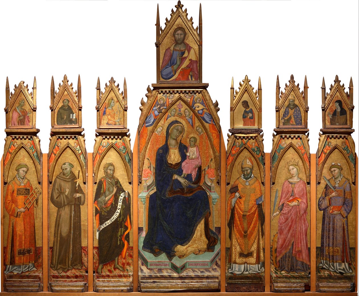 Madone et Enfant. Christ et Saints - Francesco dAntonio da Ancona