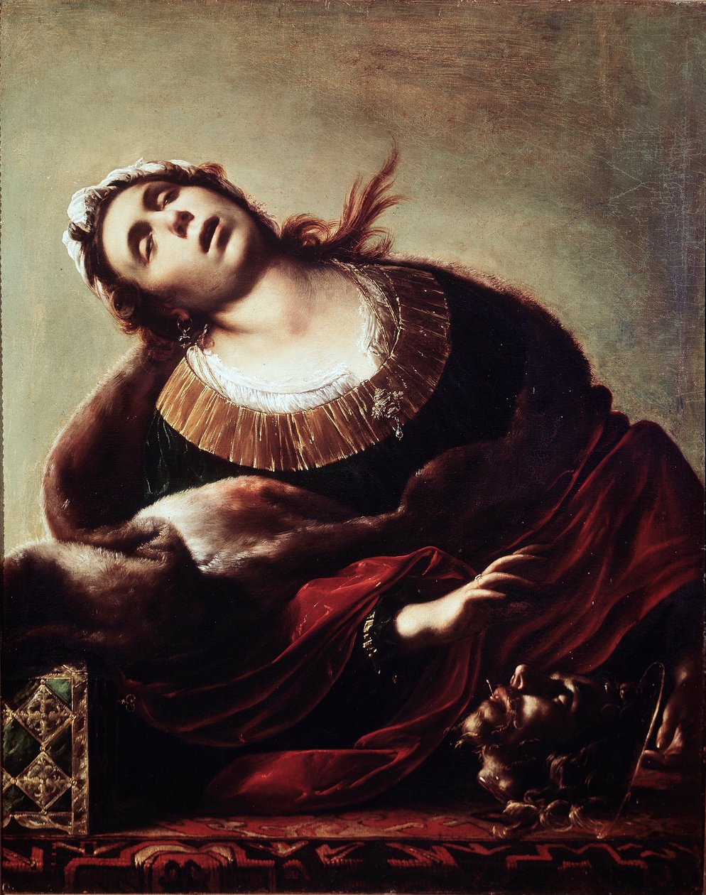 Hérodiade avec la tête de Saint Jean-Baptiste - Francesco del Cairo