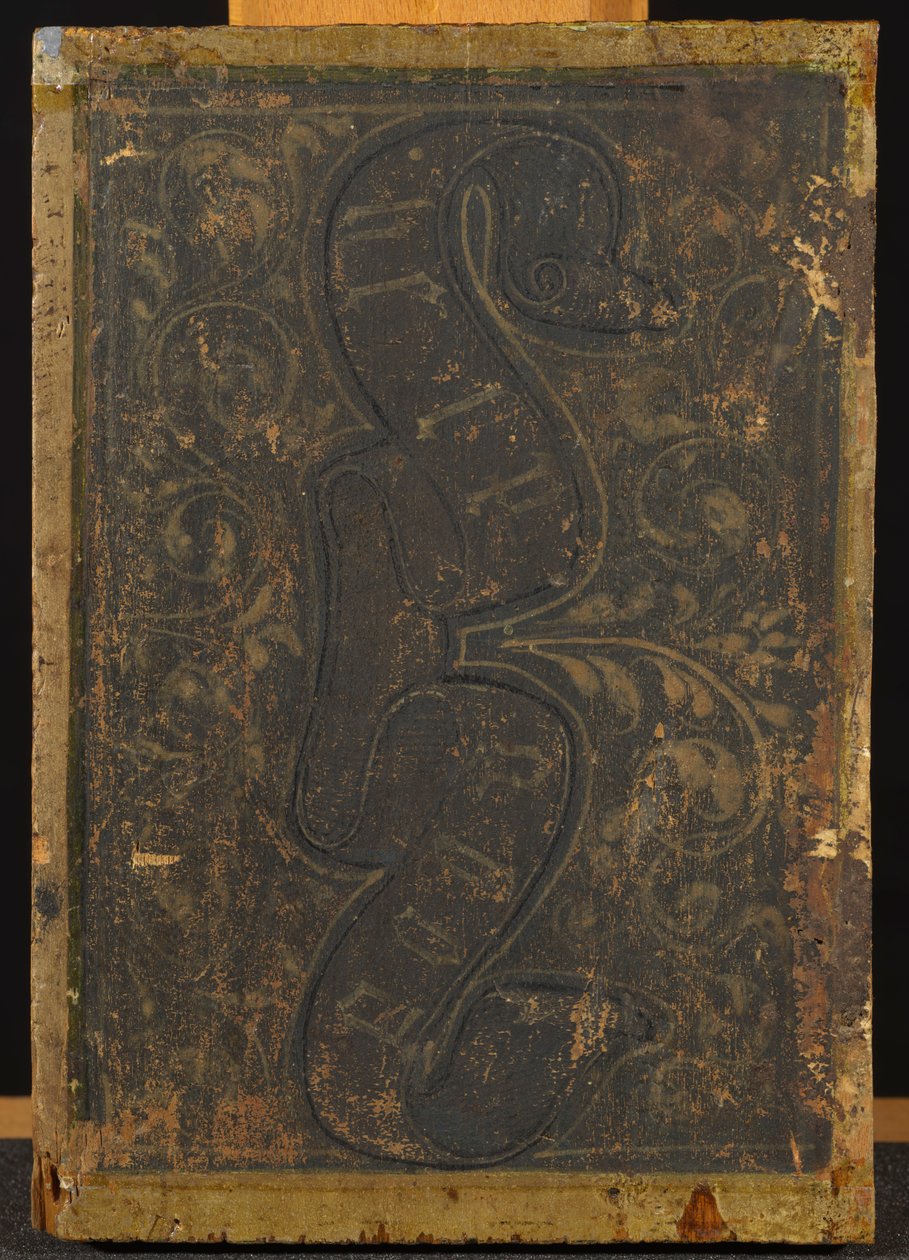 Verso du diptyque de l