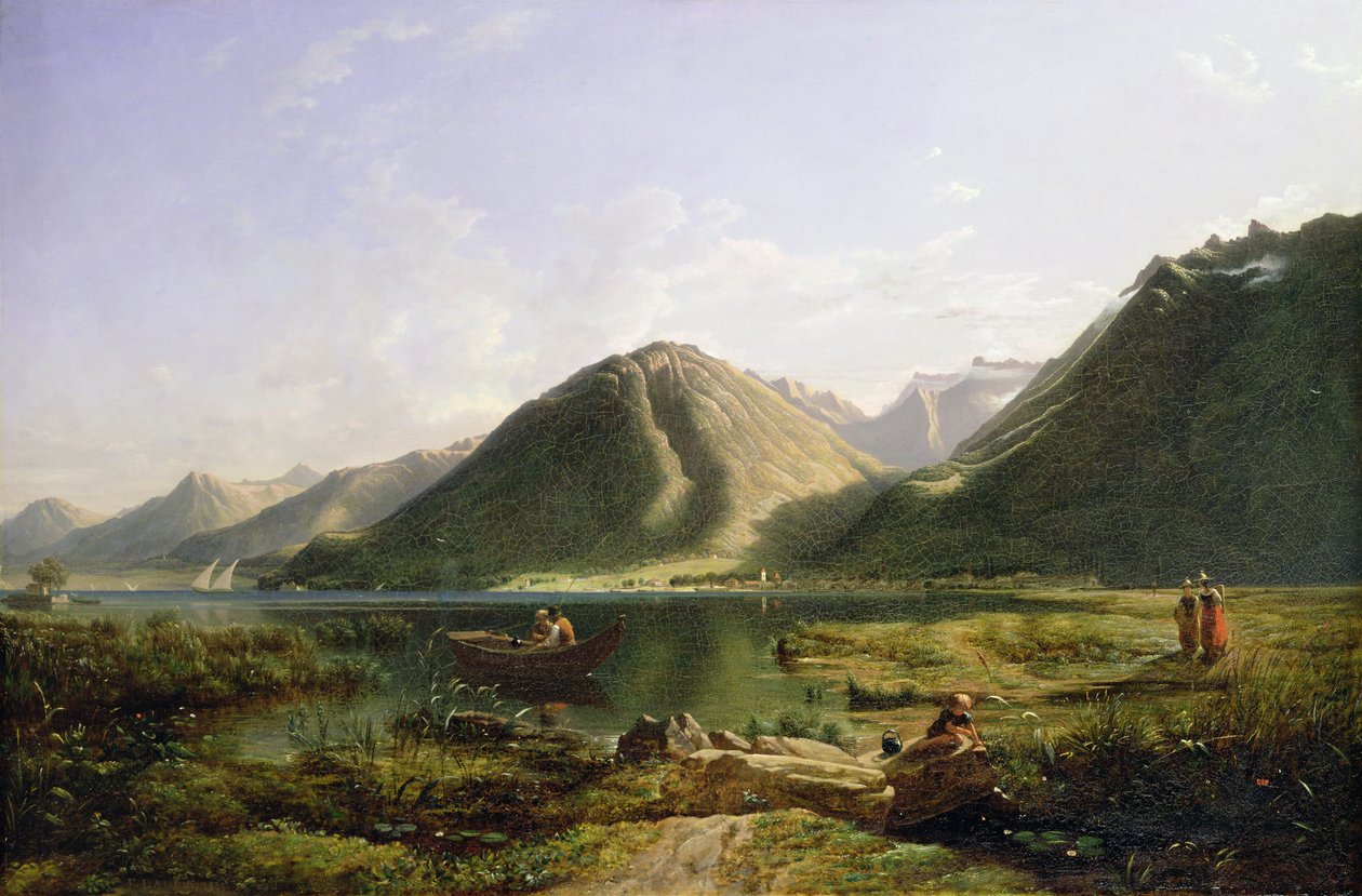 Fin du lac Léman, 1835 - Francis Danby