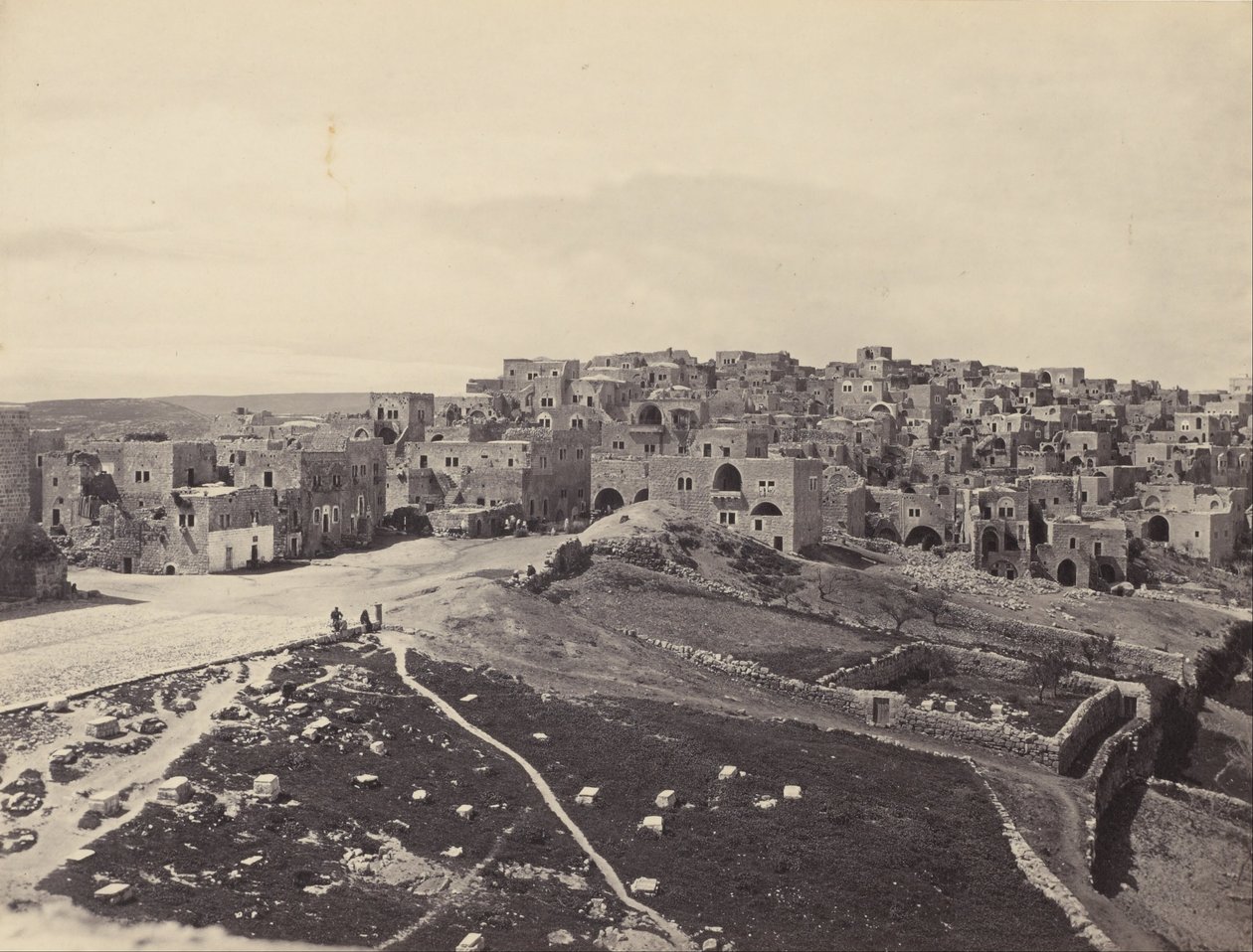Bethléem, depuis le couvent latin - Francis Frith