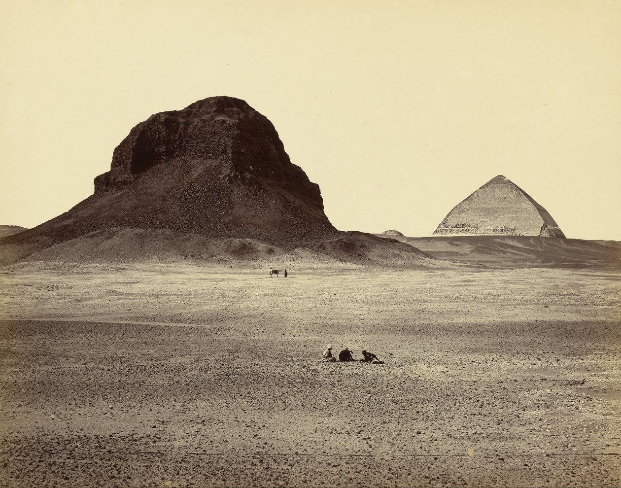 Les Pyramides de Dahshoor, depuis l