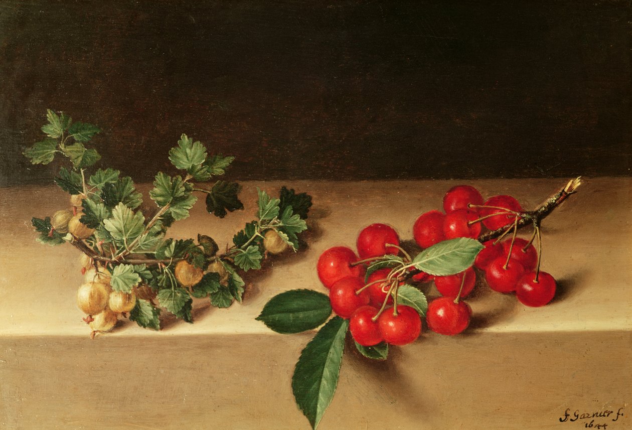 Fruits sur la table, 1644 - Francis Garnier