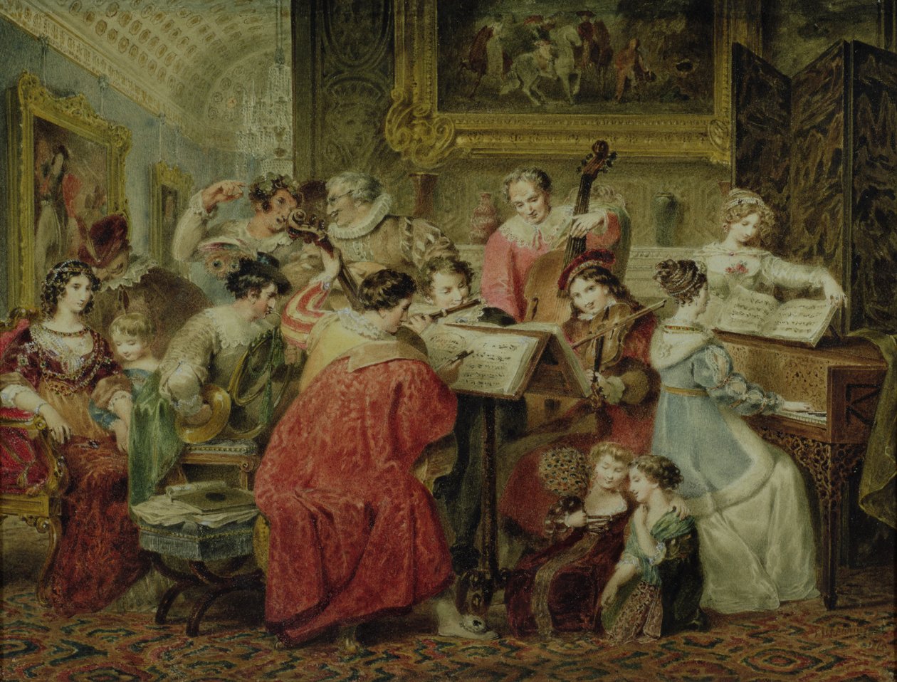 La répétition - Francis Phillip Stephanoff