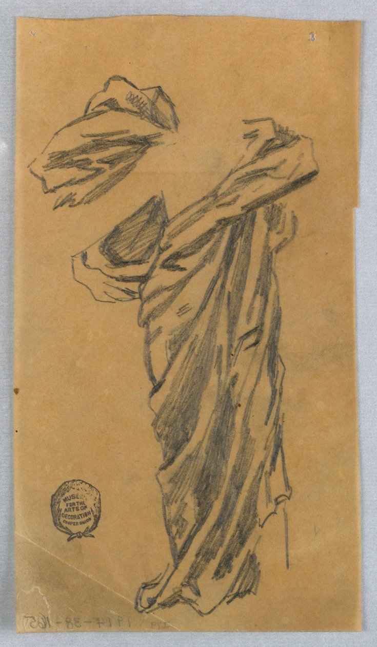 Étude de draperie - Francis Augustus Lathrop