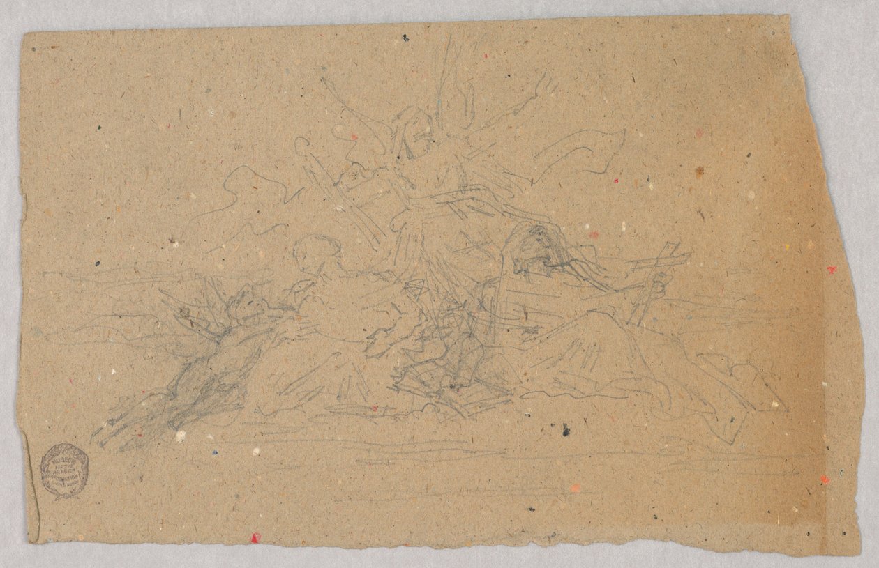 Croquis de Charité, Foi et Espoir - Francis Augustus Lathrop