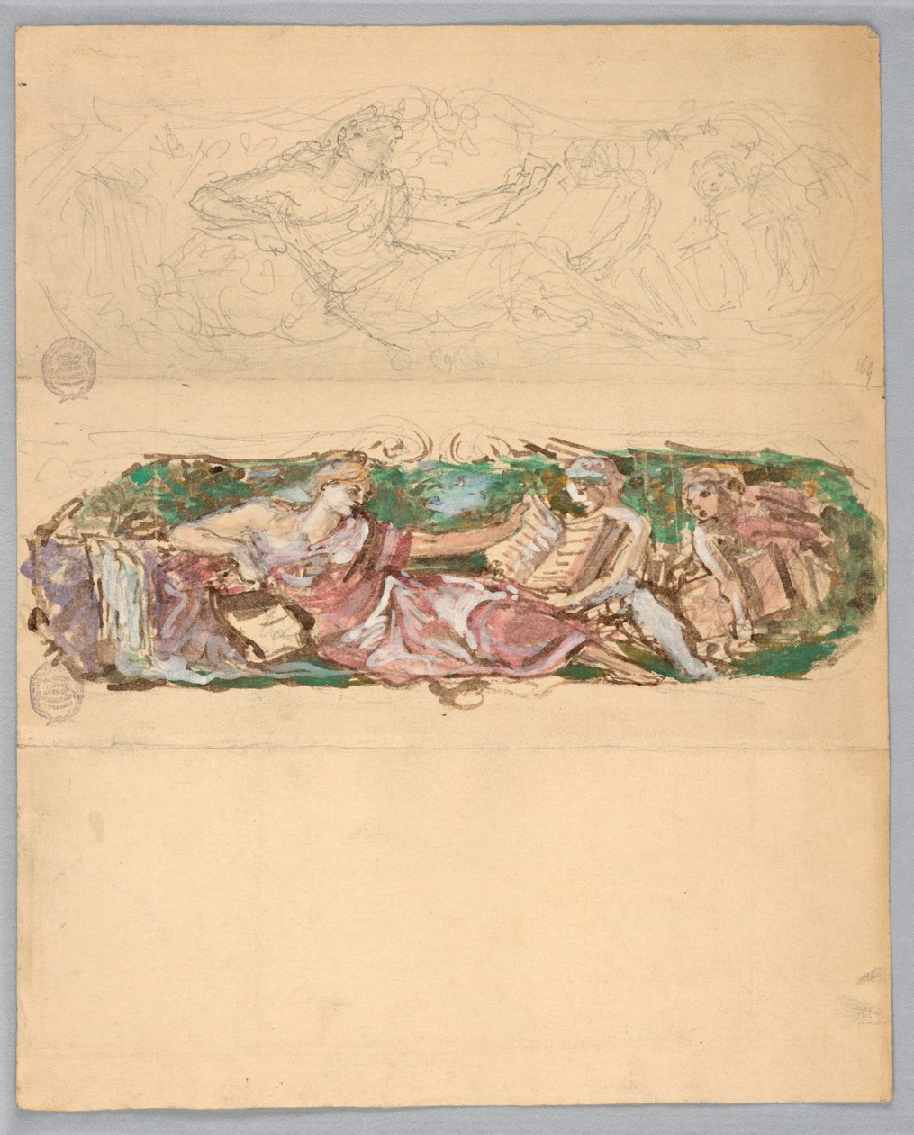 Études pour un panneau mural - Francis Augustus Lathrop