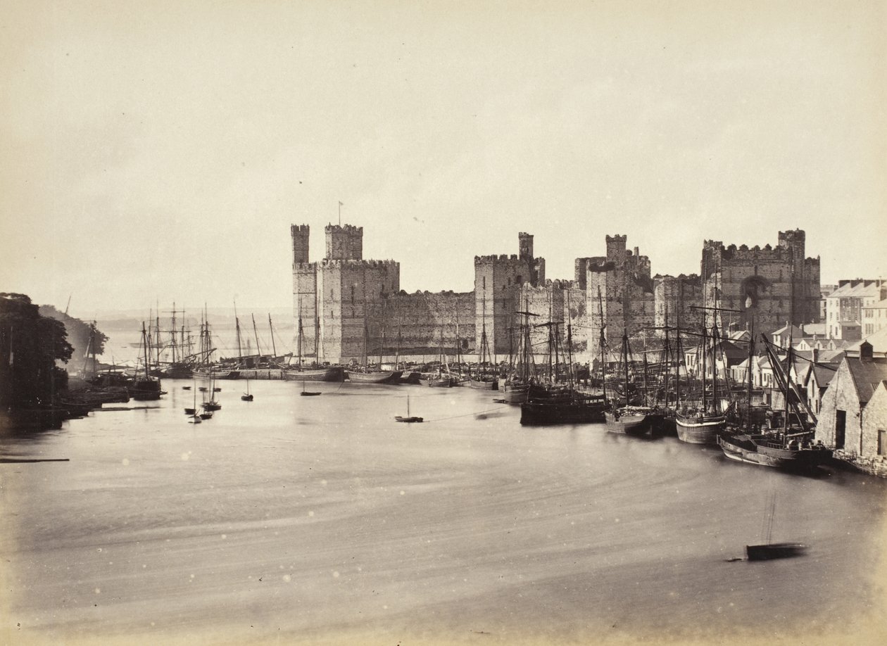 Château de Carnarvon et embouchure du fleuve (578) - Francis Bedford