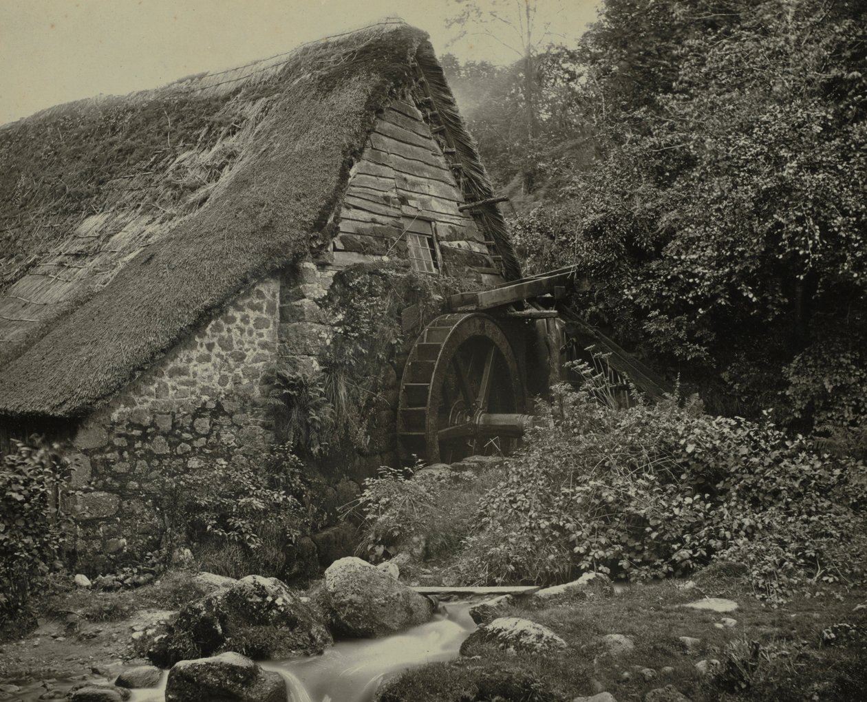 Moulin de Holy Street, fin des années 1860 - Francis Bedford