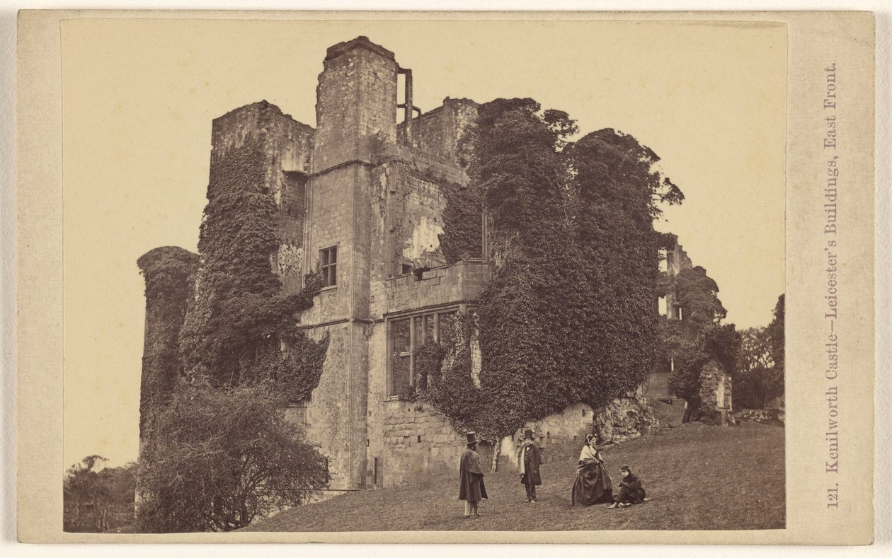Château de Kenilworth - Bâtiments de Leicester, façade est. - Francis Bedford