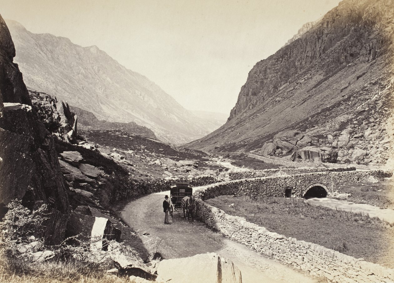 Llanberis, le col, vu d