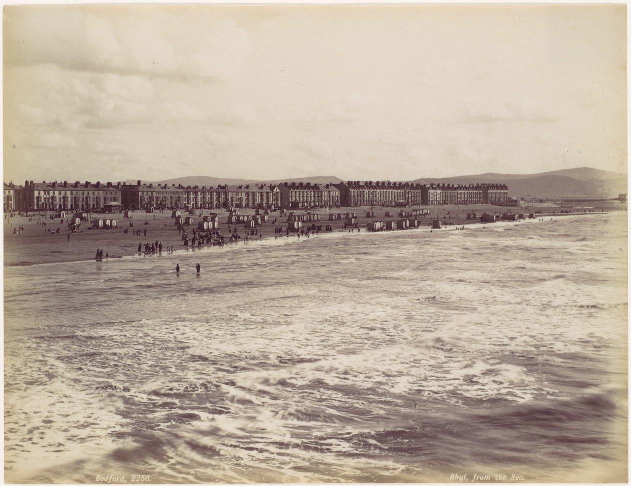 Rhyl, vue depuis la mer - Francis Bedford