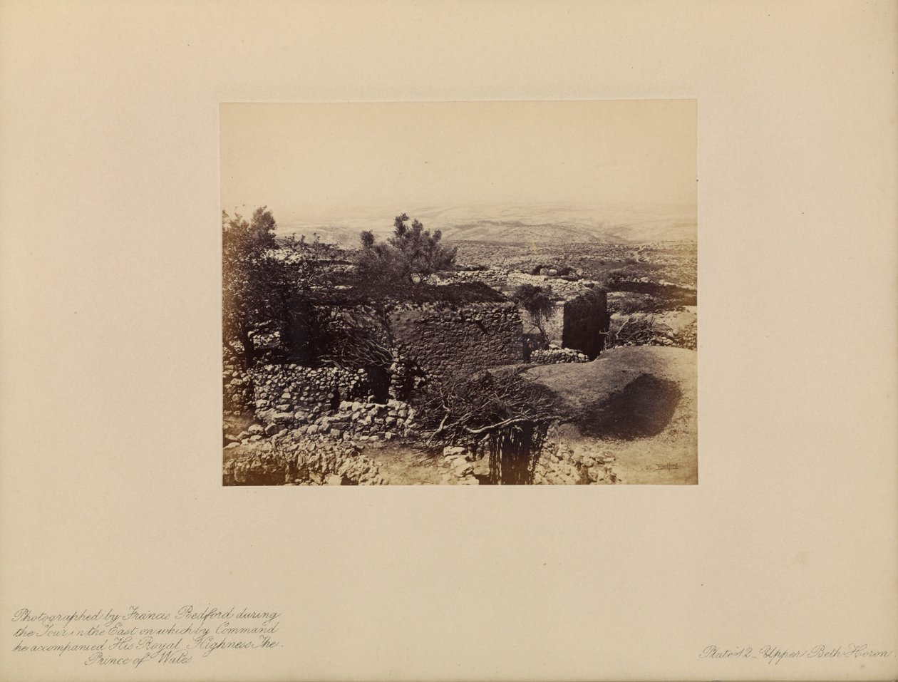 Haut Beth-Horon - Francis Bedford