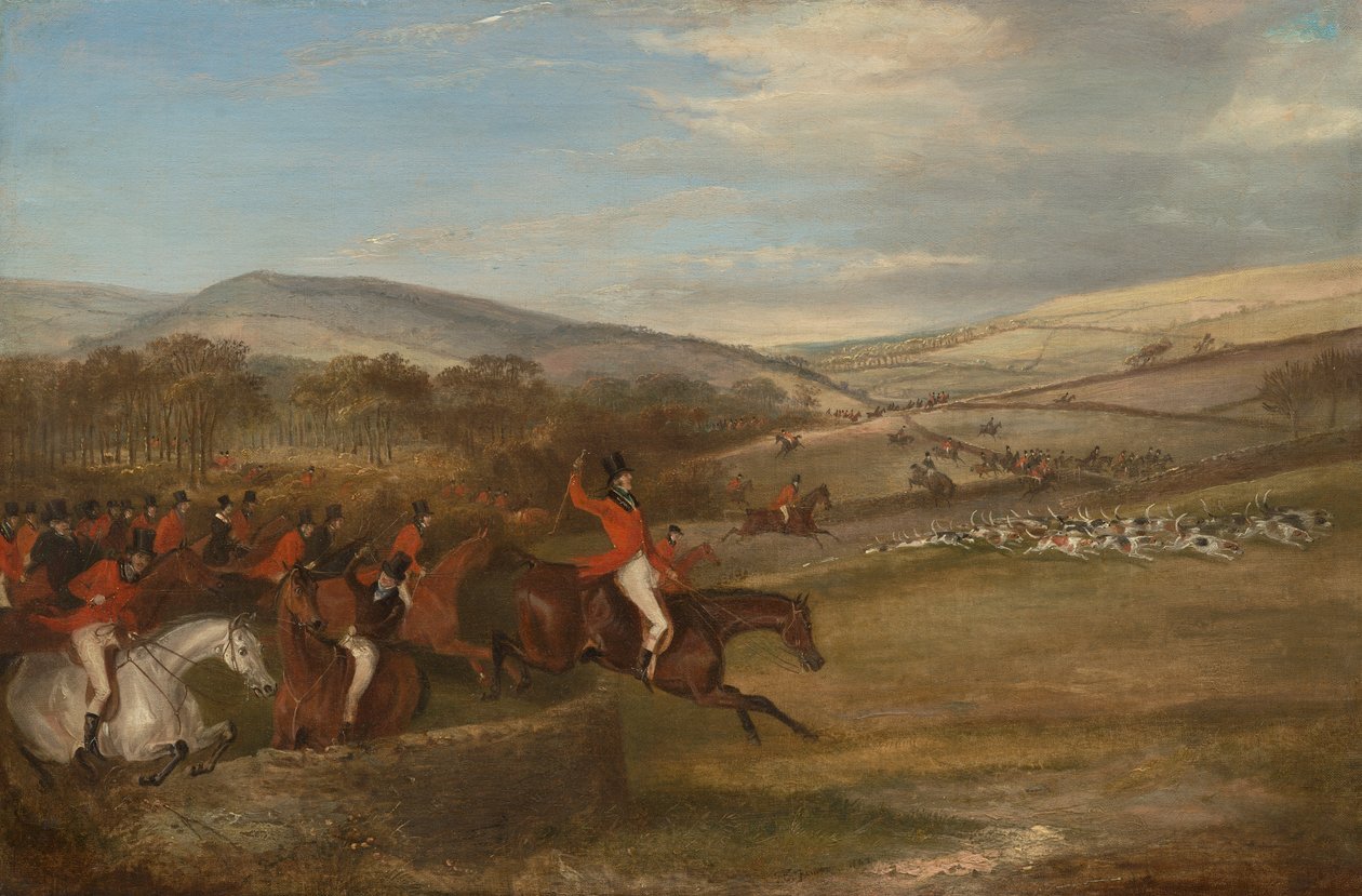 La chasse de Berkeley, 1842 : Plein cri - Francis Calcraft Turner