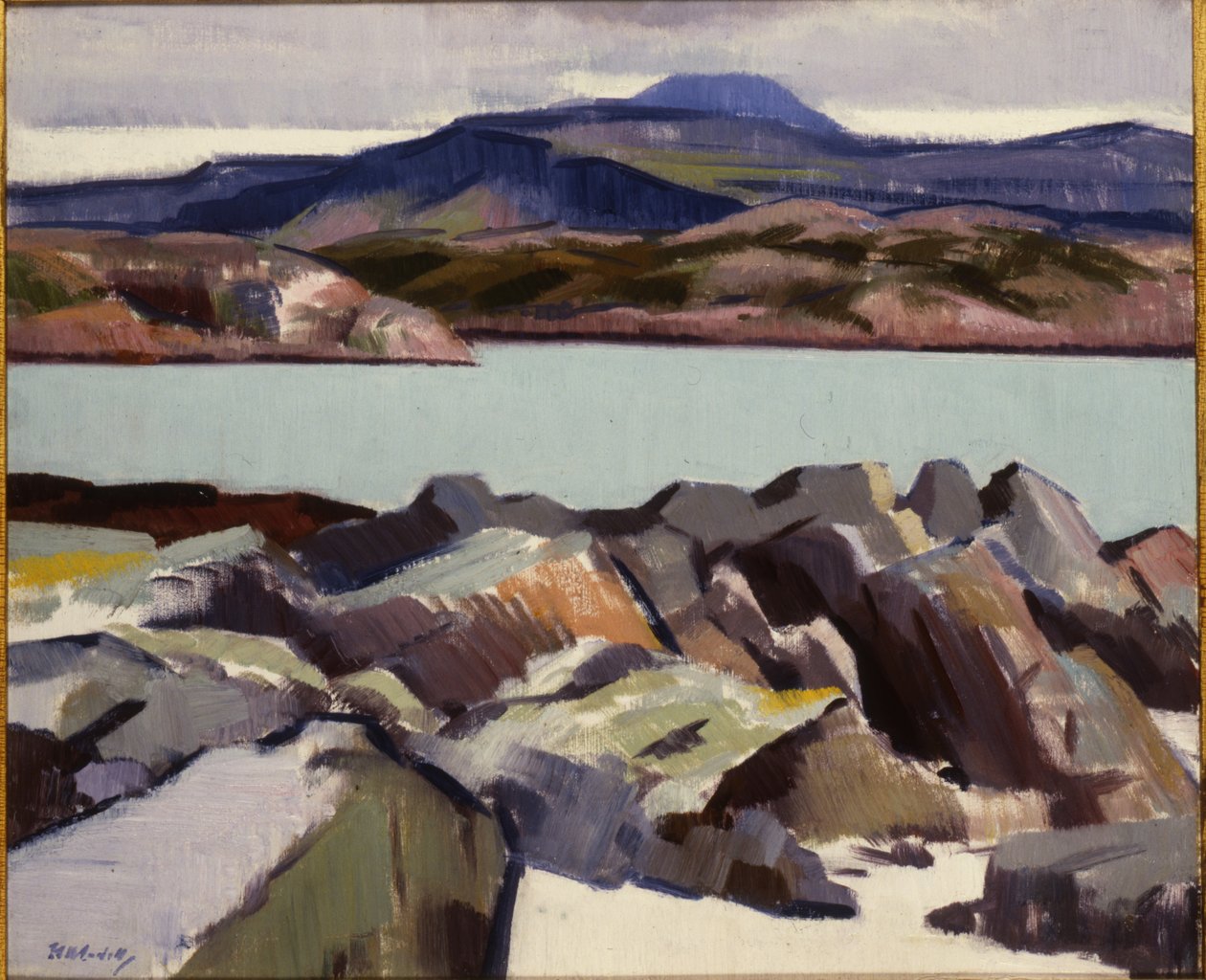 Ben More, depuis Port Beag na Sligeanach - Francis Campbell Boileau Cadell