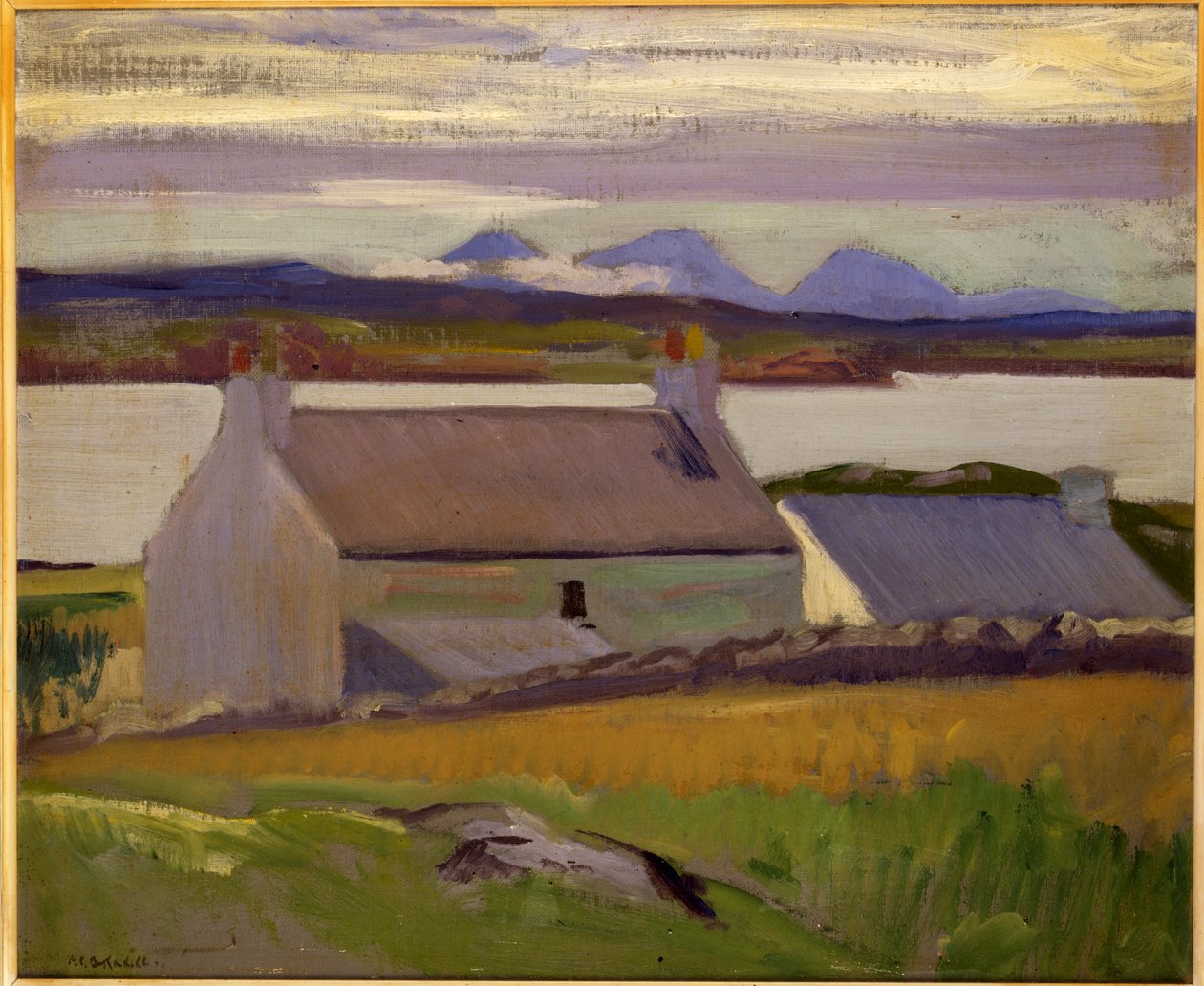 Crépuscule, Iona, Paps de Jura au-delà - Francis Campbell Boileau Cadell