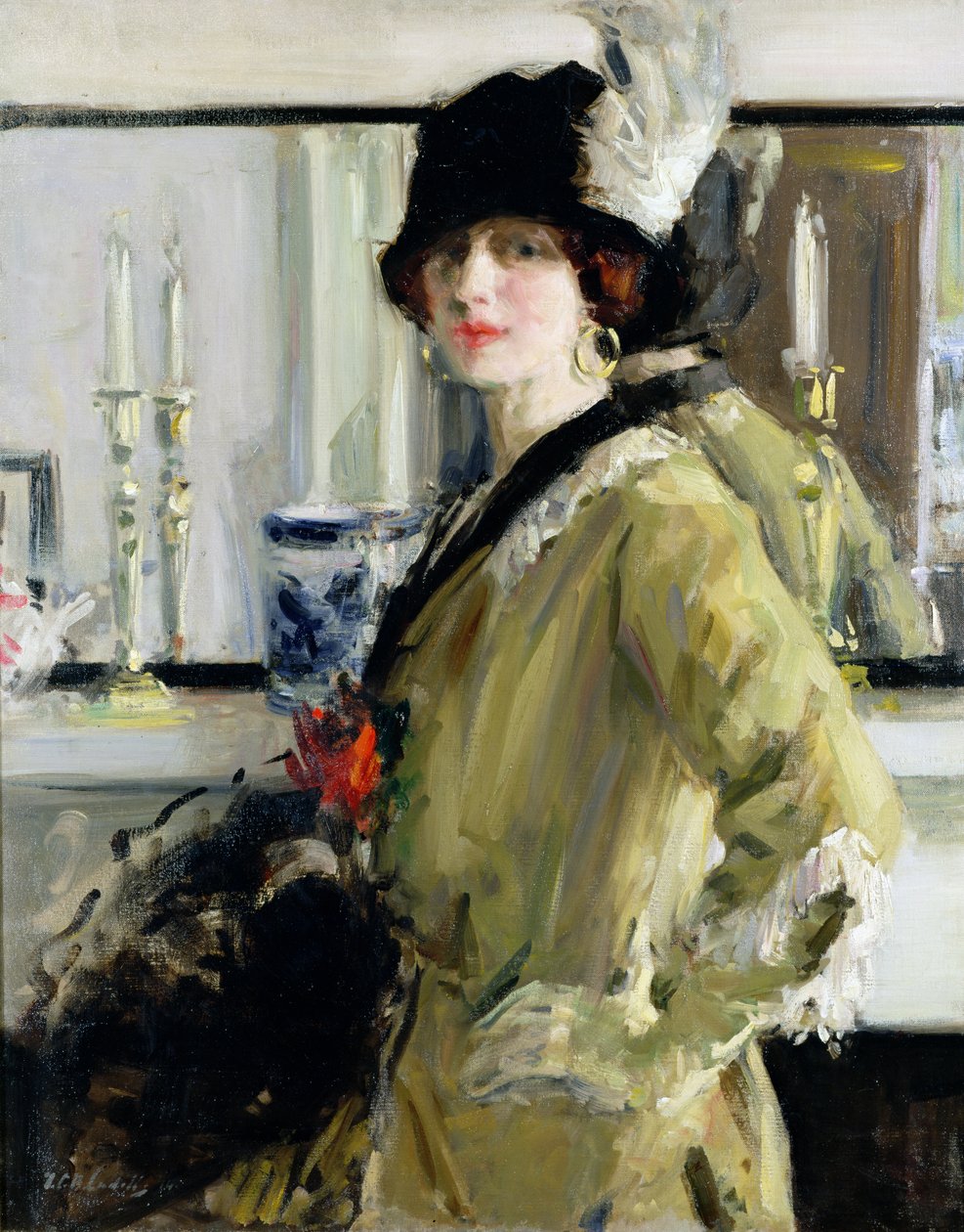 Le Chapeau Noir - Francis Campbell Boileau Cadell
