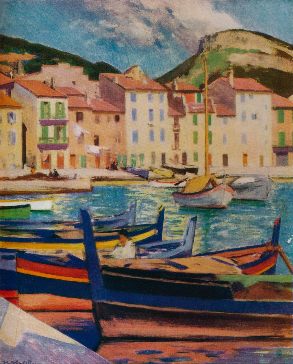 Le Port, Cassis, vers 1924-1932 - Francis Campbell Boileau Cadell