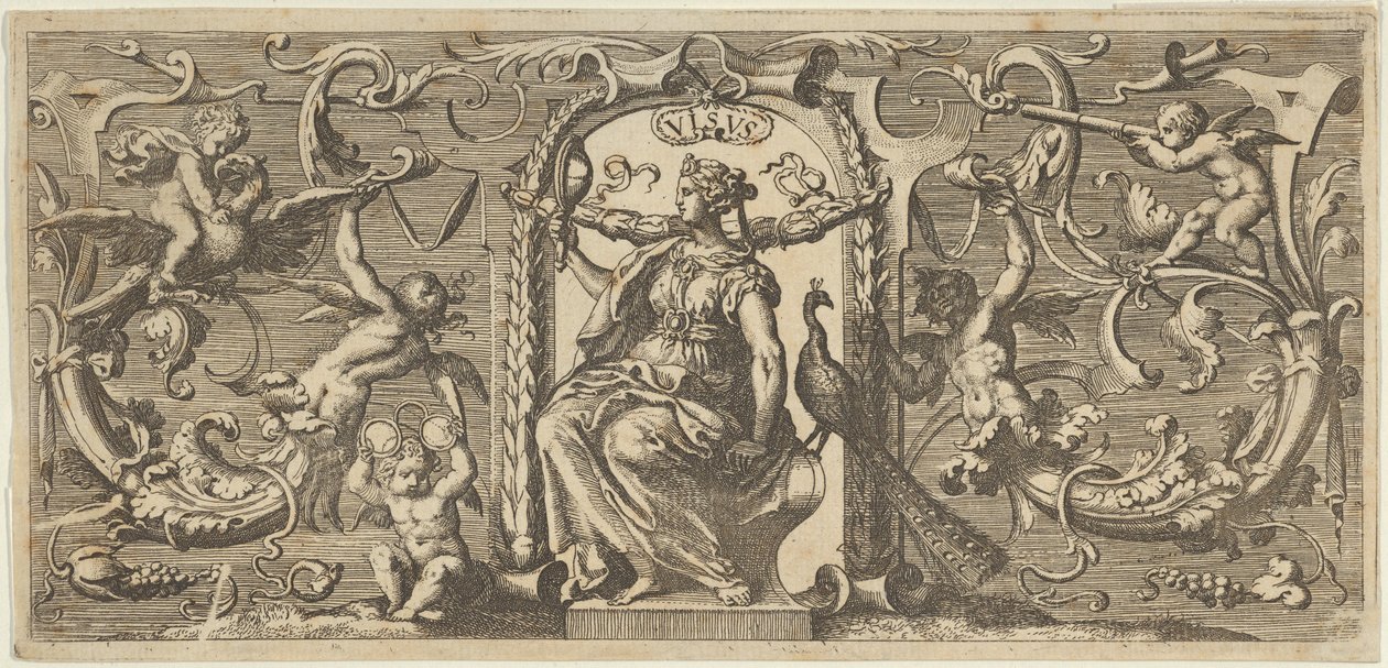 Vue Visus, des Cinq Sens, vers 1655 - Francis Cleyn
