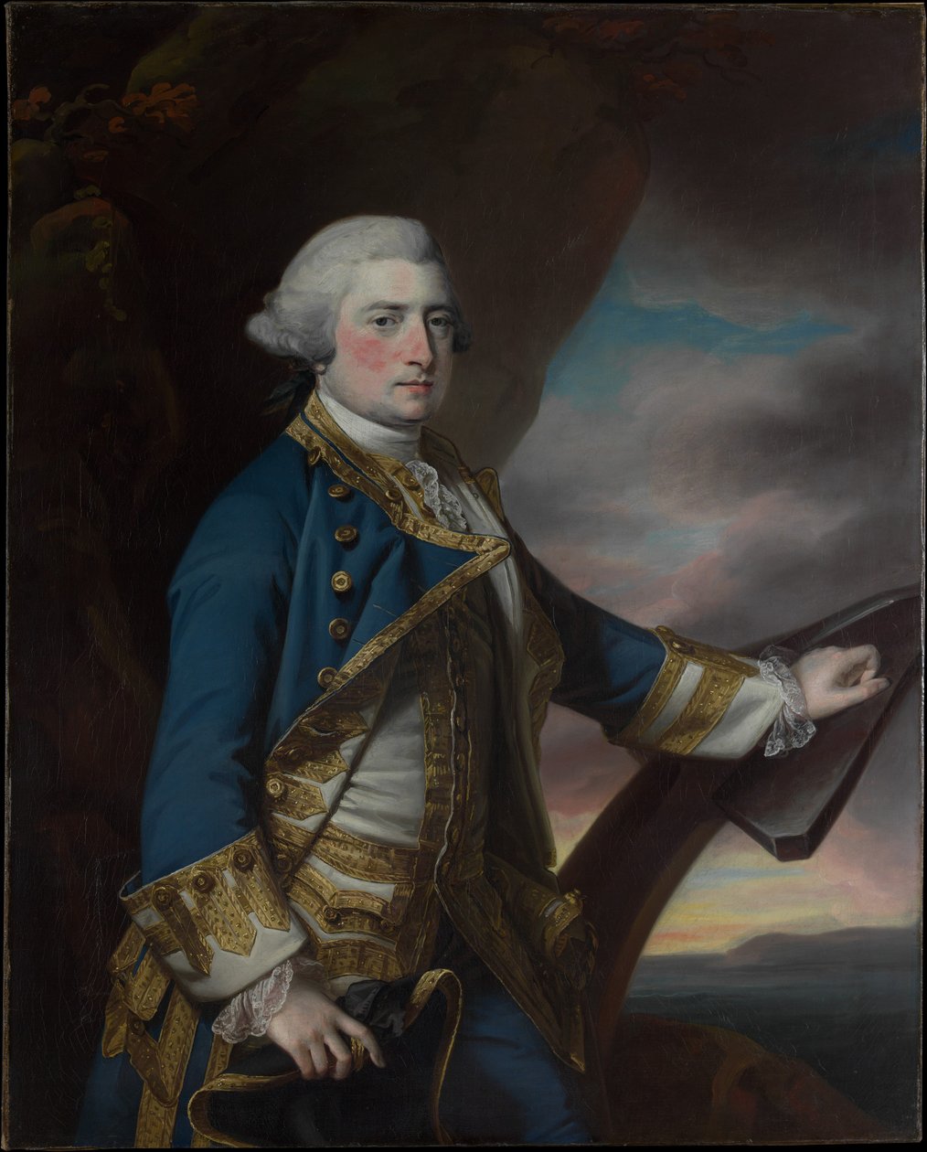 Amiral Harry Paulet (1719/20-1794), sixième duc de Bolton - Francis Cotes