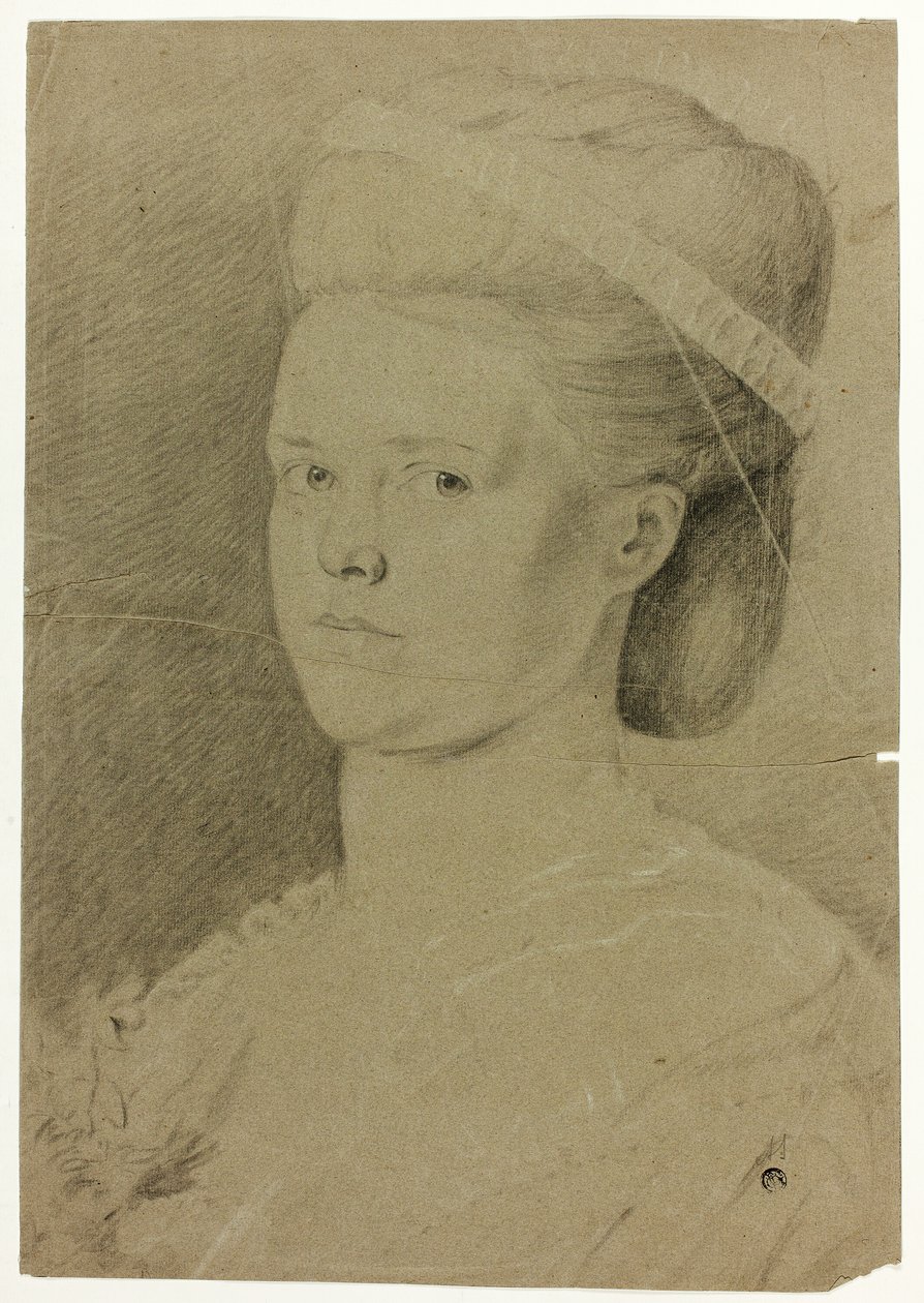 Buste de jeune femme - Francis Cotes
