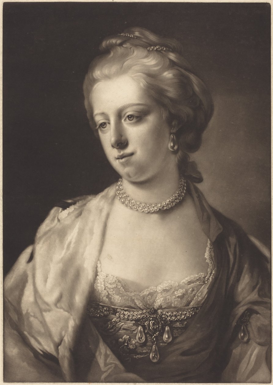 La princesse Caroline Mathilde, reine du Danemark - Francis Cotes