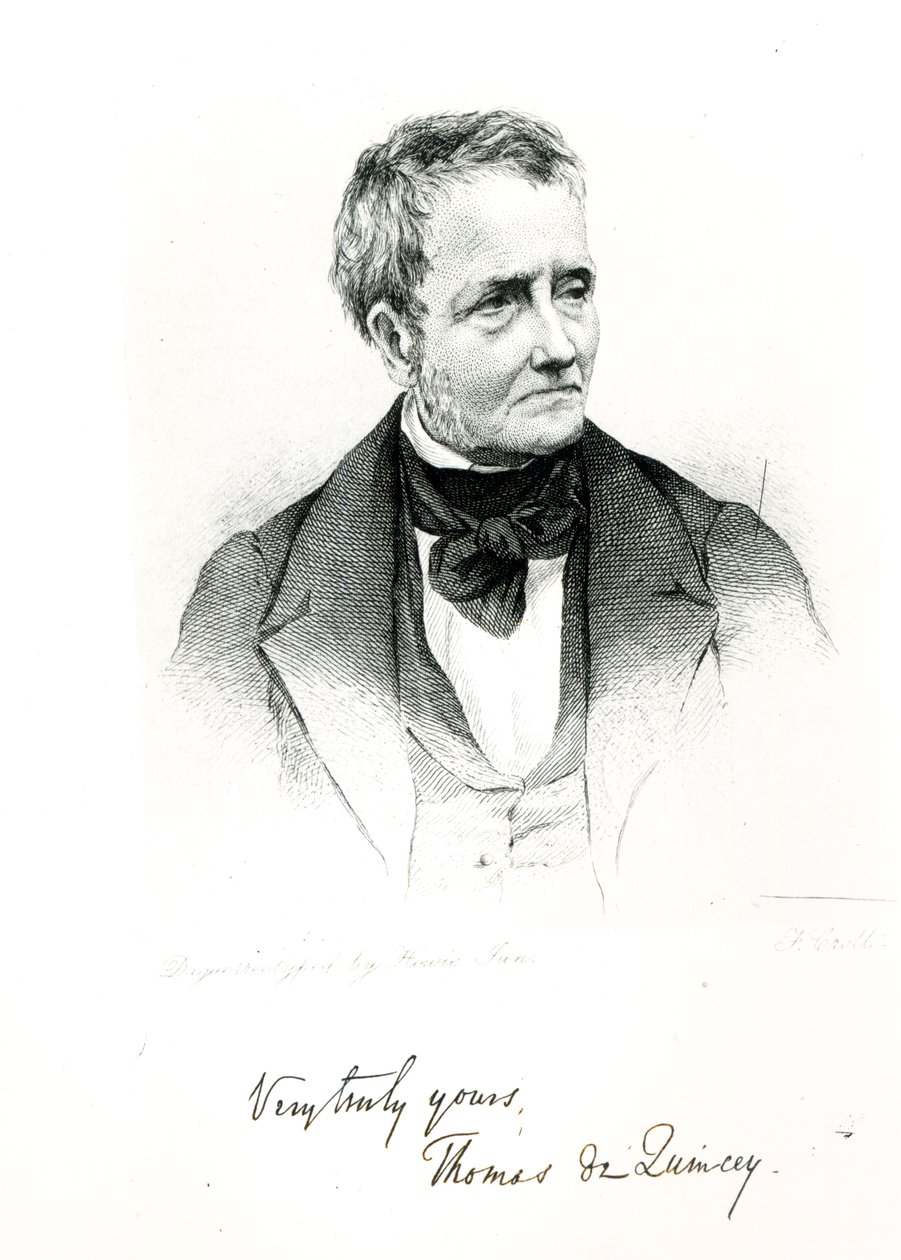 Thomas de Quincey (1785-1859), d