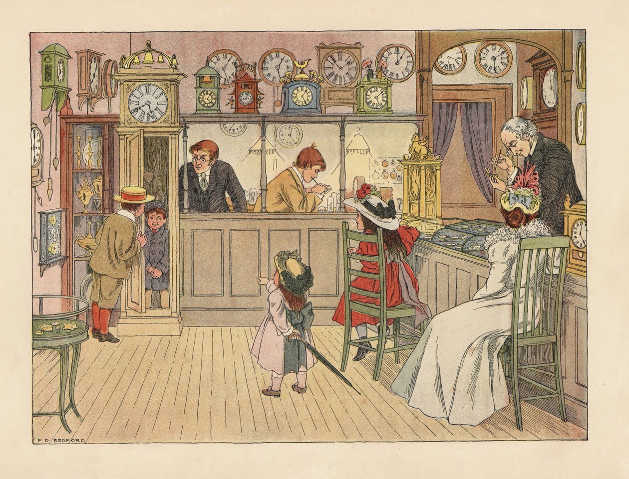 Famille victorienne chez l
