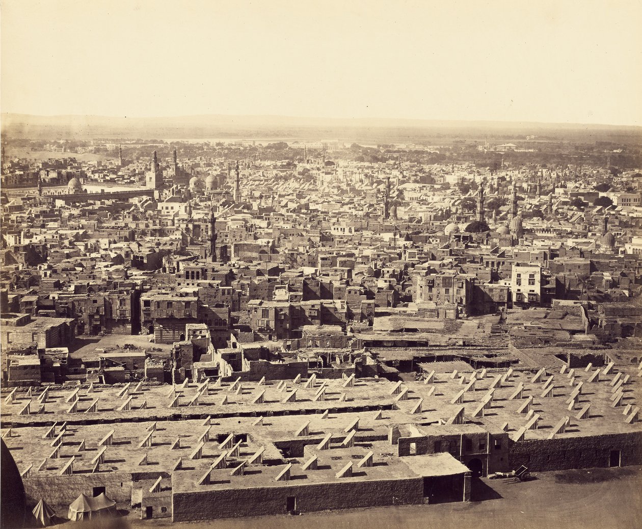 Le Caire, vu depuis la Citadelle, deuxième vue - Francis Frith