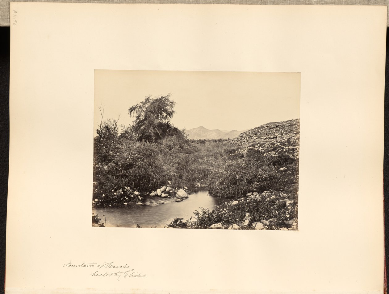 Fontaine de Jéricho, guérie par Elisée - Francis Frith