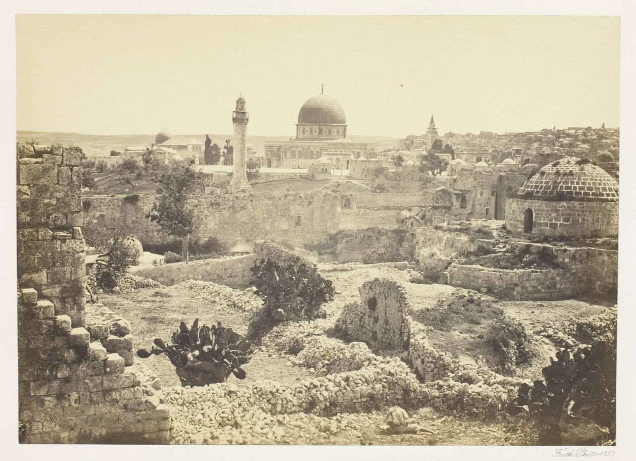 Jérusalem depuis les remparts - Francis Frith