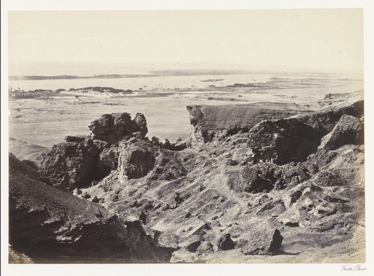 Carrière de Toera sur le Nil - Francis Frith