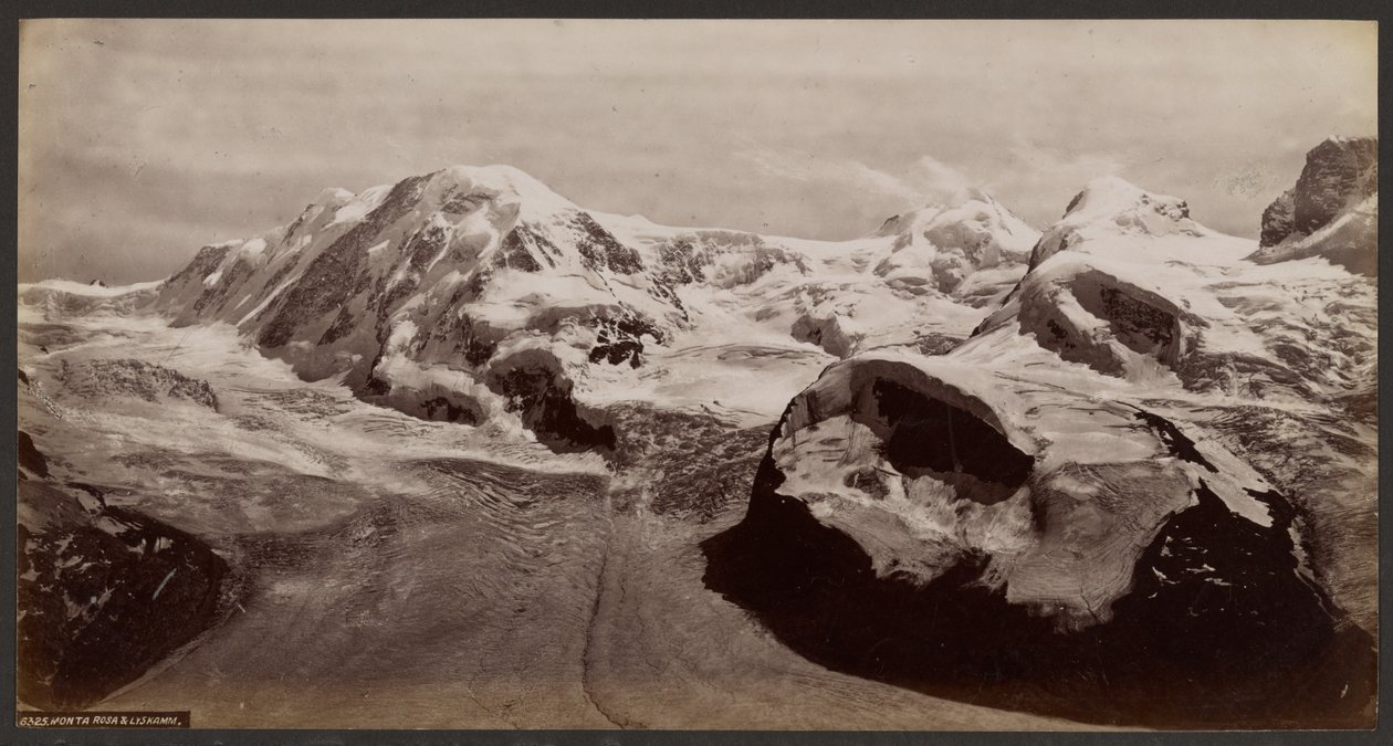 Monta Rosa et Lyskamm - Francis Frith