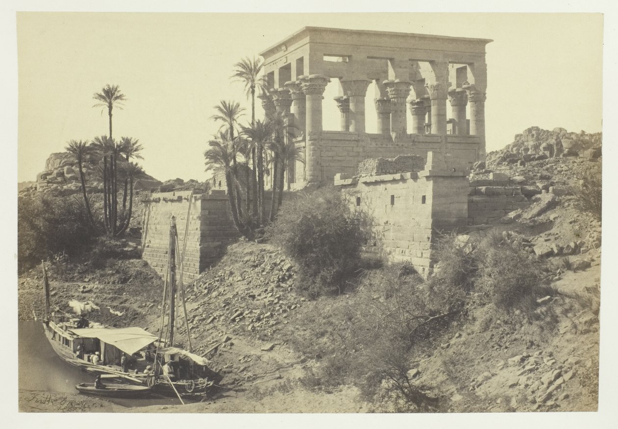 Lit des Pharaons, île de Philæ - Francis Frith