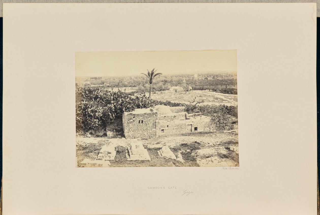 Porte de Samson, Gaza - Francis Frith