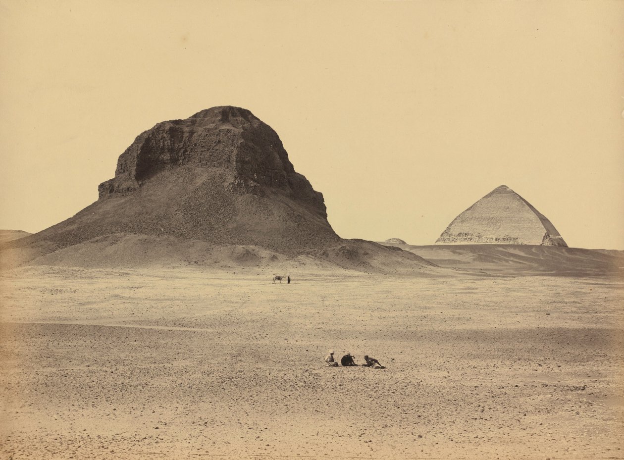 Les pyramides de Dahchour vues de l