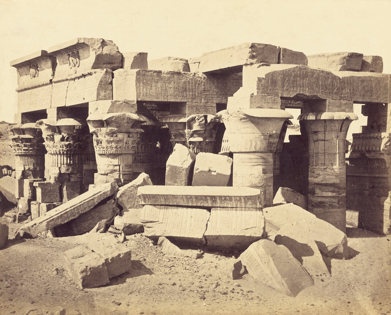 Le temple de Kom Ombo - Francis Frith