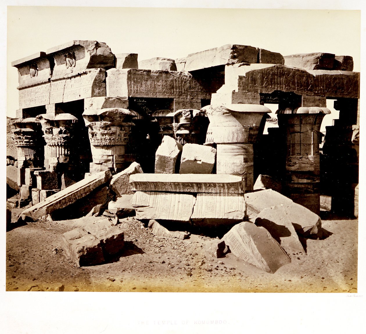 Le temple de Kôm Ombo - Francis Frith