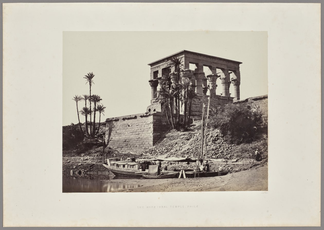 Le kiosque de Trajan à Philae - Francis Frith