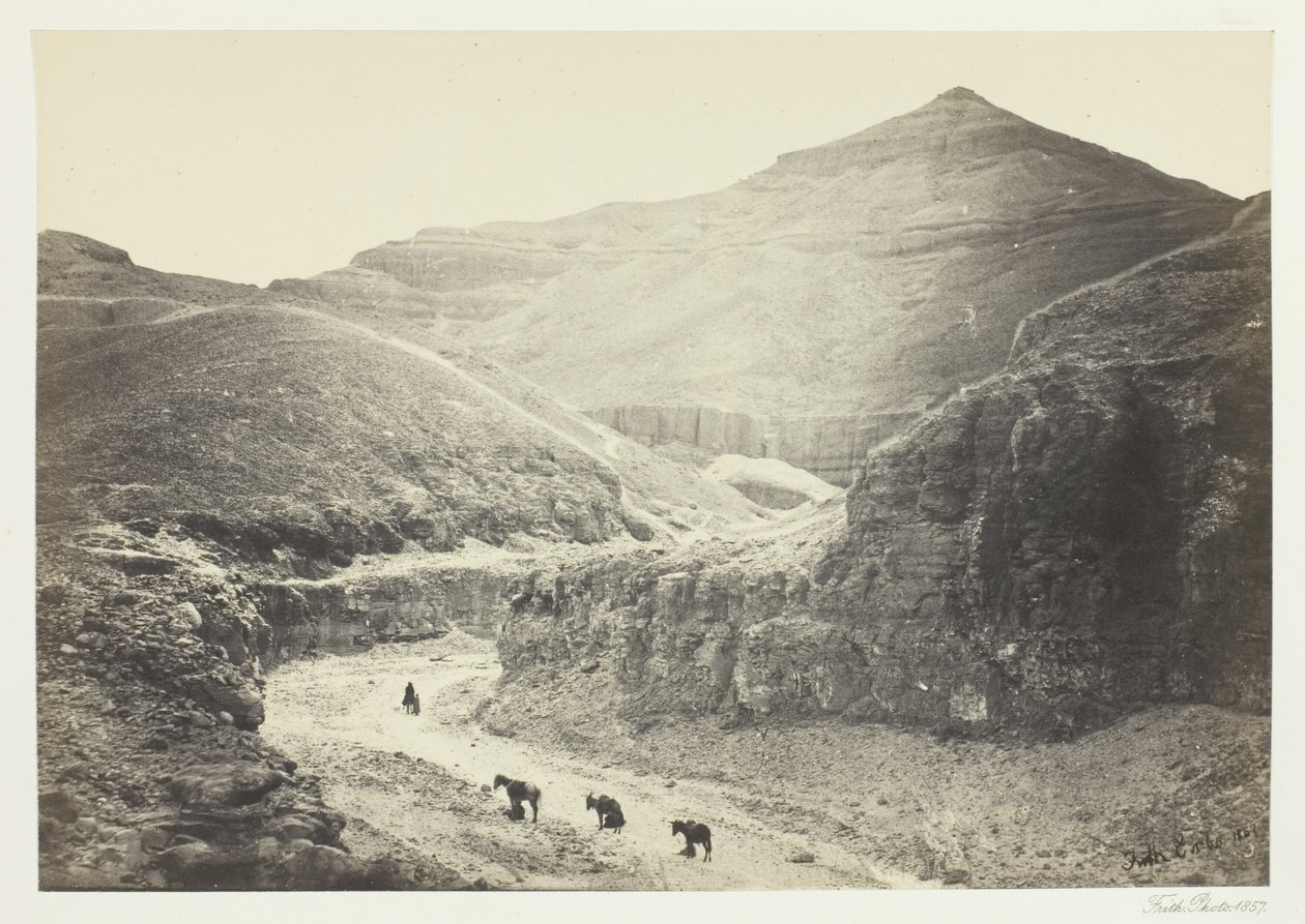 Vallée de la tombe des rois, Thèbes - Francis Frith