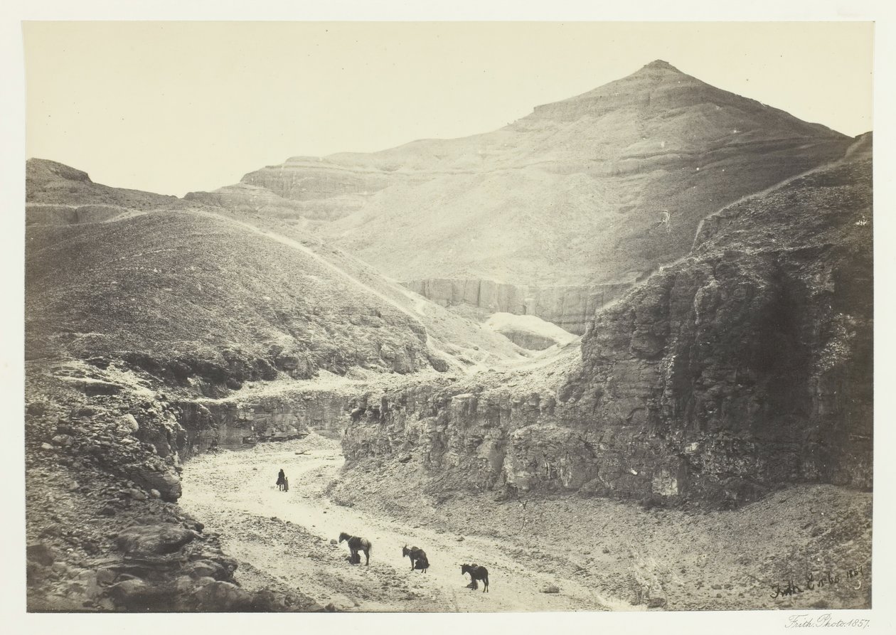 Vallée de la tombe des rois, Thèbes - Francis Frith