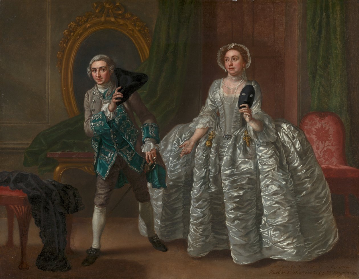 David Garrick et Mme Pritchard dans "The Suspicious Husband" de Benjamin Hoadley - Francis Hayman