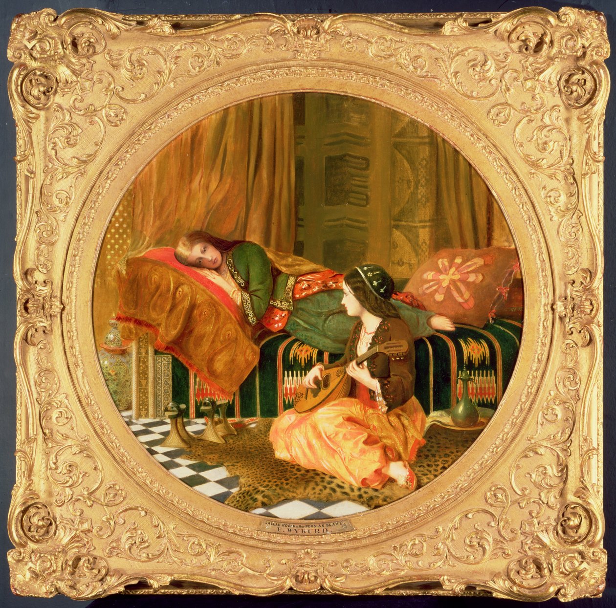 Lallah Rookh et son esclave persan - Francis John Wyburd