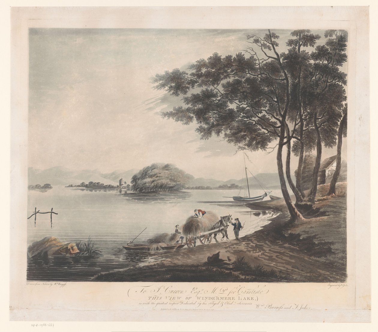 Vue sur Windermere - Francis Jukes