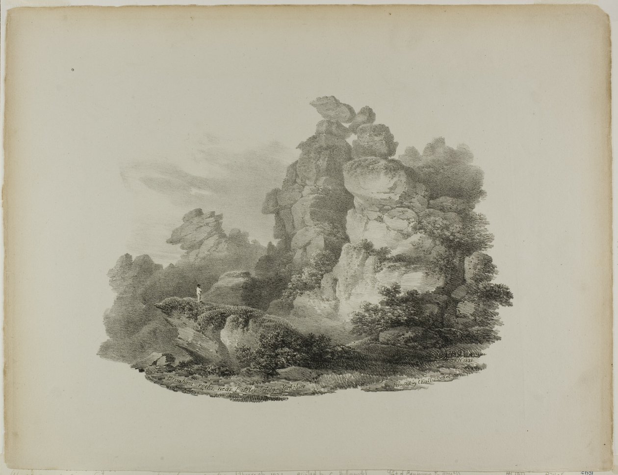 Rochers de Brimham, près de Pateley Bridge, Yorkshire - Francis Nicholson
