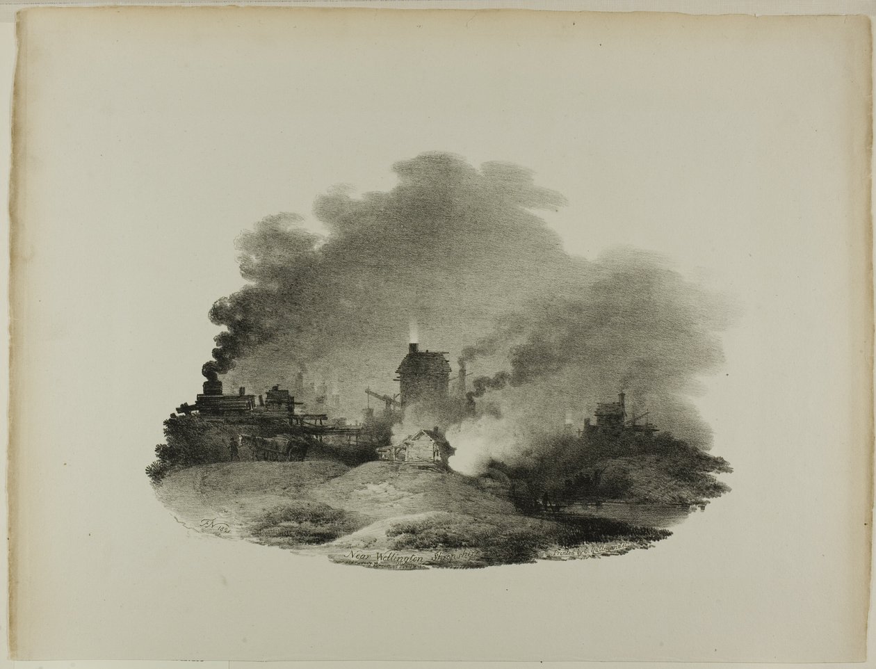 Près de Wellington, Shropshire - Francis Nicholson