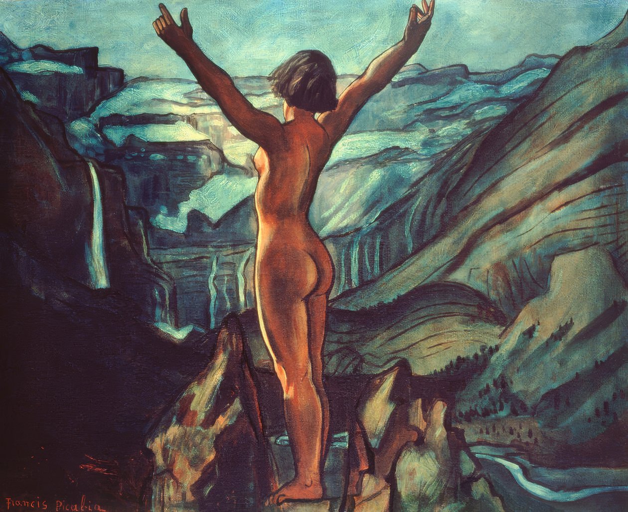 Nu devant un paysage - Francis Picabia